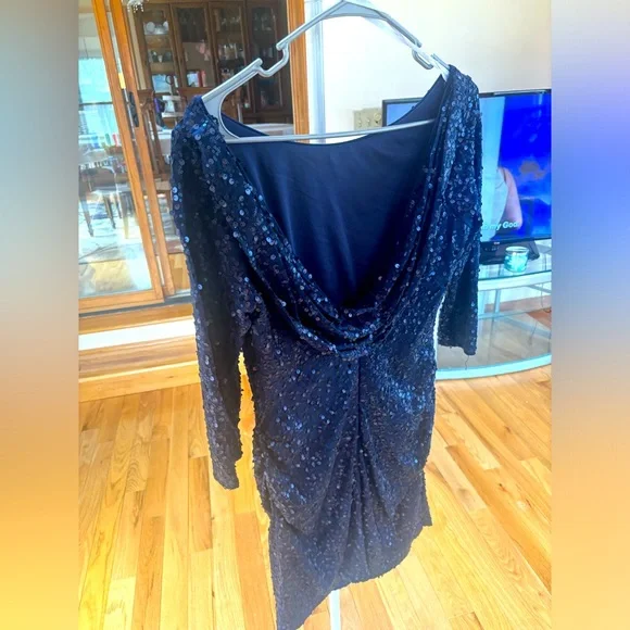 David's Bridal | Dresses | Davids Bridal Sequins Dress | Poshmark